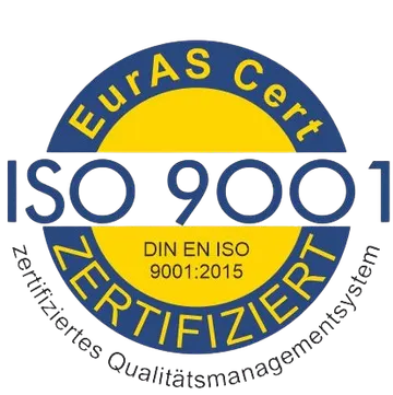 Zertifiziert nach ISO 9001 (EurAS)
